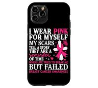 Custodia per iPhone 11 Pro Indosso il rosa per me Le mie cicatrici raccontano una storia che sono un Remi