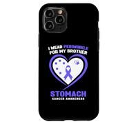 Custodia per iPhone 11 Pro Indosso pervinca per la consapevolezza del cancro allo stomaco di mio fratello