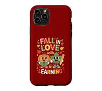 Custodia per iPhone 11 Pro Innamorarsi di imparare autunno zucca insegnante bambini uomini