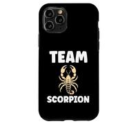 Custodia per iPhone 11 Pro Insect Scorpion animals arachnids simple team Scorpion