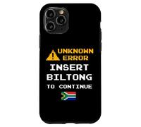 Custodia per iPhone 11 Pro Insert Biltong Retro Funny Error South Africa Braai Dad Joke