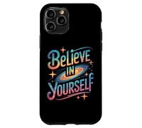 Custodia per iPhone 11 Pro Inspirational Positive Saying Life Motivational Hustle