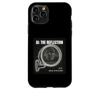 Custodia per iPhone 11 Pro Intelligenza Artificiale Mirror Dati Self Cyberpunk AI grande