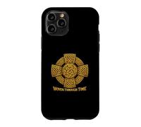 Custodia per iPhone 11 Pro Intrecciato nel tempo nodo decorativo a croce alta