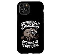 Custodia per iPhone 11 Pro Invecchiare è inevitabile crescere è una scelta