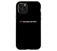 Custodia per iPhone 11 Pro Io amo Leonardo da Vinci