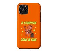 Custodia per iPhone 11 Pro Io composto quindi sono Natura Bio Riciclaggio Ecologia