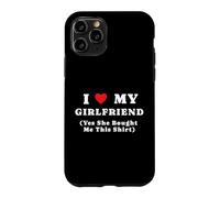 Custodia per iPhone 11 Pro Io Cuore Il mio Ragazza gf Sì Lei Comprato Mi Questo