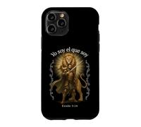 Custodia per iPhone 11 Pro Io Sono Chi Sono Esodo 3:14 Leone Guerriero Cristiano Spagnolo