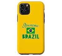 Custodia per iPhone 11 Pro Ipanema Beach Rio con bandiera del Brasile