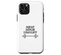 Custodia per iPhone 11 Pro Iron Discipline - Bilanciere da banco per squat