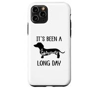 Custodia per iPhone 11 Pro Its Been a Long Day Dachshund Funny Doxie Mom Dachshund Mama