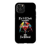 Custodia per iPhone 11 Pro It's Five Oclock Everywhere Im Retired Summer Retirement Men