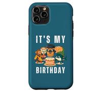 Custodia per iPhone 11 Pro It's My Birthday Compilation Italiano Brainrot Meme Bambini Ragazzi