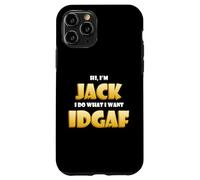 Custodia per iPhone 11 Pro Jack Costume IDGAF Funny Meme Halloween Costume For Jacks