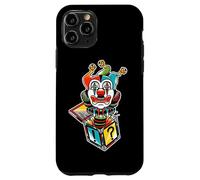 Custodia per iPhone 11 Pro Jack in the Box Clown Jester Spooky Creepy