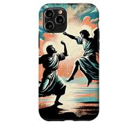 Custodia per iPhone 11 Pro Jacob Wrestling The Angel Empowering Inspiring Bibbia Scena
