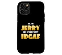 Custodia per iPhone 11 Pro Jerry Costume IDGAF Funny Meme Halloween Costume For Jerrys