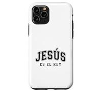 Custodia per iPhone 11 Pro Jesus Es El Re'y Cristiana Fe Religiosa Regalo