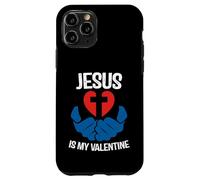 Custodia per iPhone 11 Pro Jesus is My Valentine Funny Valentines Loves Christ Love Day