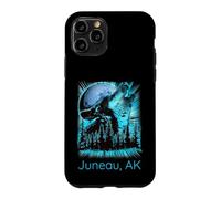 Custodia per iPhone 11 Pro Juneau Alaska Howling Wolf Moon Forest Nature Lover