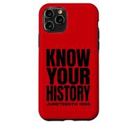 Custodia per iPhone 11 Pro Juneteenth 1865 Know Your History Freedom Day