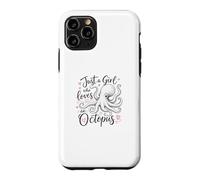 Custodia per iPhone 11 Pro Just a Girl Who Loves an Octopus Cute Octopus