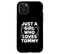 Custodia per iPhone 11 Pro Just A Girl who loves TOMMY T-Shirt Cute TOMMY