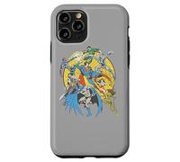Custodia per iPhone 11 Pro Justice League Spin Circle Fight