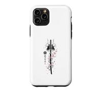 Custodia per iPhone 11 Pro Katana Samurai Oda Nobunaga Sakura Bloom