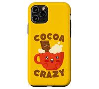Custodia per iPhone 11 Pro Kawaii Hot Cocoa Crazy Chocolate Drink Amante