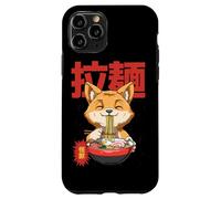 Custodia per iPhone 11 Pro Kawaii Neko Otaku Ramen Fox Anime Ramen
