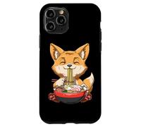 Custodia per iPhone 11 Pro Kawaii Neko Otaku Ramen Fox Anime Ramen