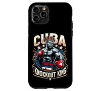 Custodia per iPhone 11 Pro King Cuba Crown Knockout di boxe cubano