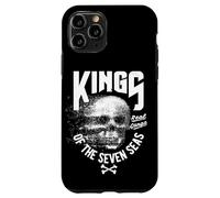 Custodia per iPhone 11 Pro King of the Seven Seas Wild Abstract Skull Real Gangs