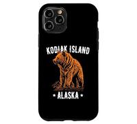 Custodia per iPhone 11 Pro Kodiak Island, Alaska, USA, design: orso grizzly