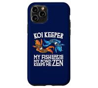 Custodia per iPhone 11 Pro Koi Keeper I miei pesci mi mantengono in equilibrio Il mio laghetto mi mantiene Zen