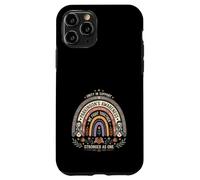 Custodia per iPhone 11 Pro La consapevolezza del Parkinson Boho Rainbow Combattiamo insieme