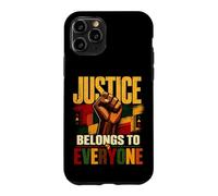 Custodia per iPhone 11 Pro La giustizia appartiene a tutti Uguaglianza Libertà Storia nera