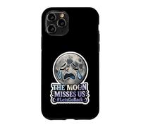 Custodia per iPhone 11 Pro La luna ci manca #LetsGoBack Piangendo Luna triste