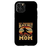 Custodia per iPhone 11 Pro La mia cintura nera preferita mi chiama mamma karate arti marziali