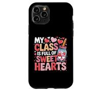 Custodia per iPhone 11 Pro La mia classe è piena di dolci cuori Valentine Teacher Classroom