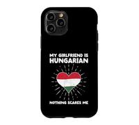 Custodia per iPhone 11 Pro La mia ragazza è ungherese Niente mi spaventa - Ungheria Cuore