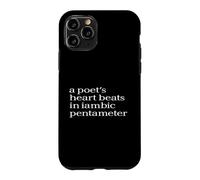 Custodia per iPhone 11 Pro La poesia parla dal cuore per gli amanti dei versi e dello stile