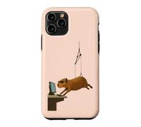 Custodia per iPhone 11 Pro LA SPIA CAPYBARA PIÙ FREDDA IN RAGGIA
