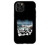 Custodia per iPhone 11 Pro La vita è migliore su una barca a vela marinaio barca a vela