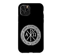 Custodia per iPhone 11 Pro Labarum antico simbolo cristiano Rho Chi