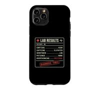 Custodia per iPhone 11 Pro Laboratorio divertente Risultati falsi Cortisolo Ansia Cura Self Meme