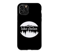 Custodia per iPhone 11 Pro Lake Chelan Washington Nature Vacation Souvenir Design