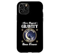 Custodia per iPhone 11 Pro L'AMORE OLTRE LA GRAVITÀ ALLA LUNA E DAL SEMPRE spazio